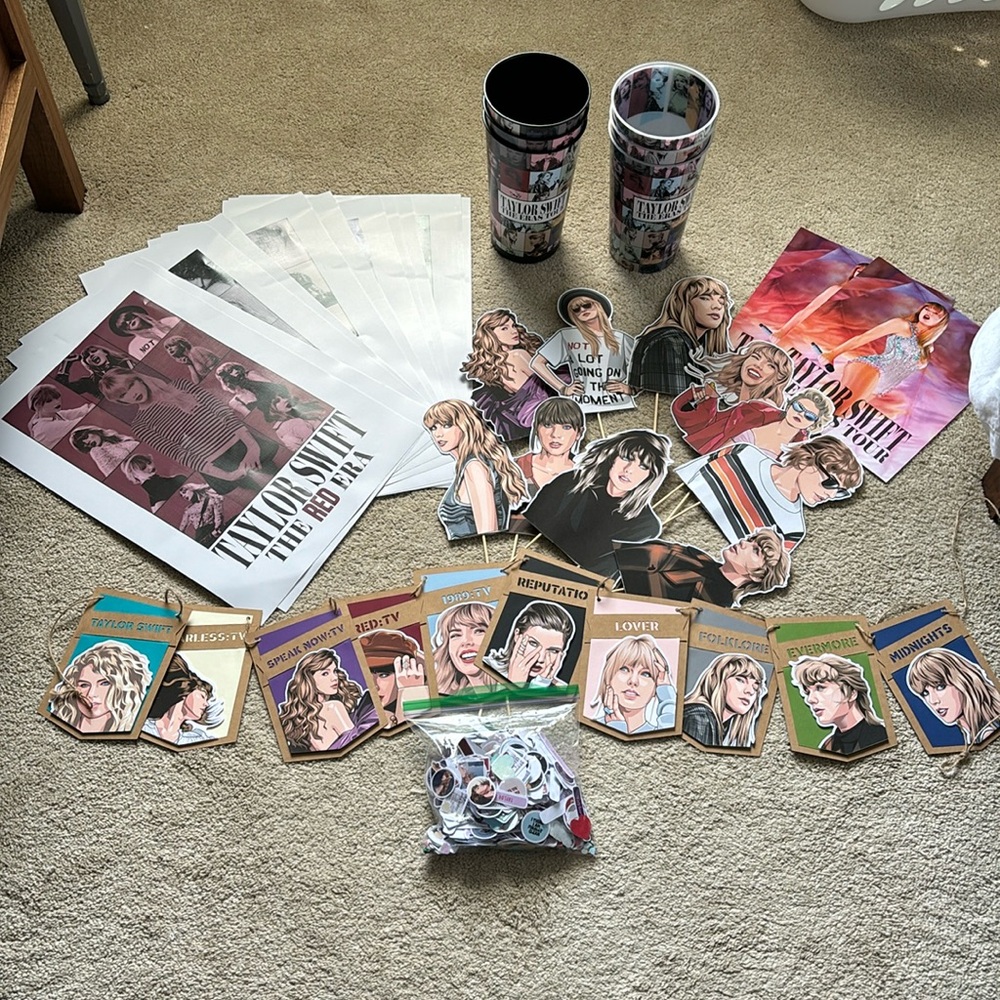 Taylor Swift Eras Tour Party Supplies